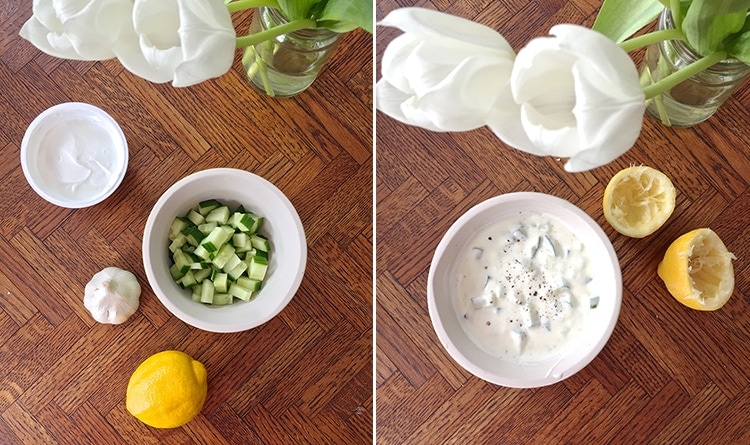 5 Ingredient Salmon with Yogurt Sauce