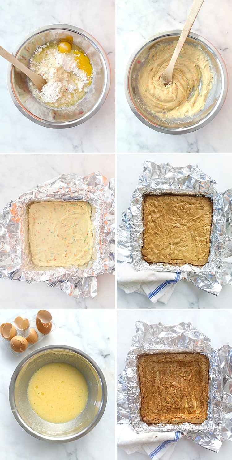 5 Ingredient Funfetti Lemon Bars