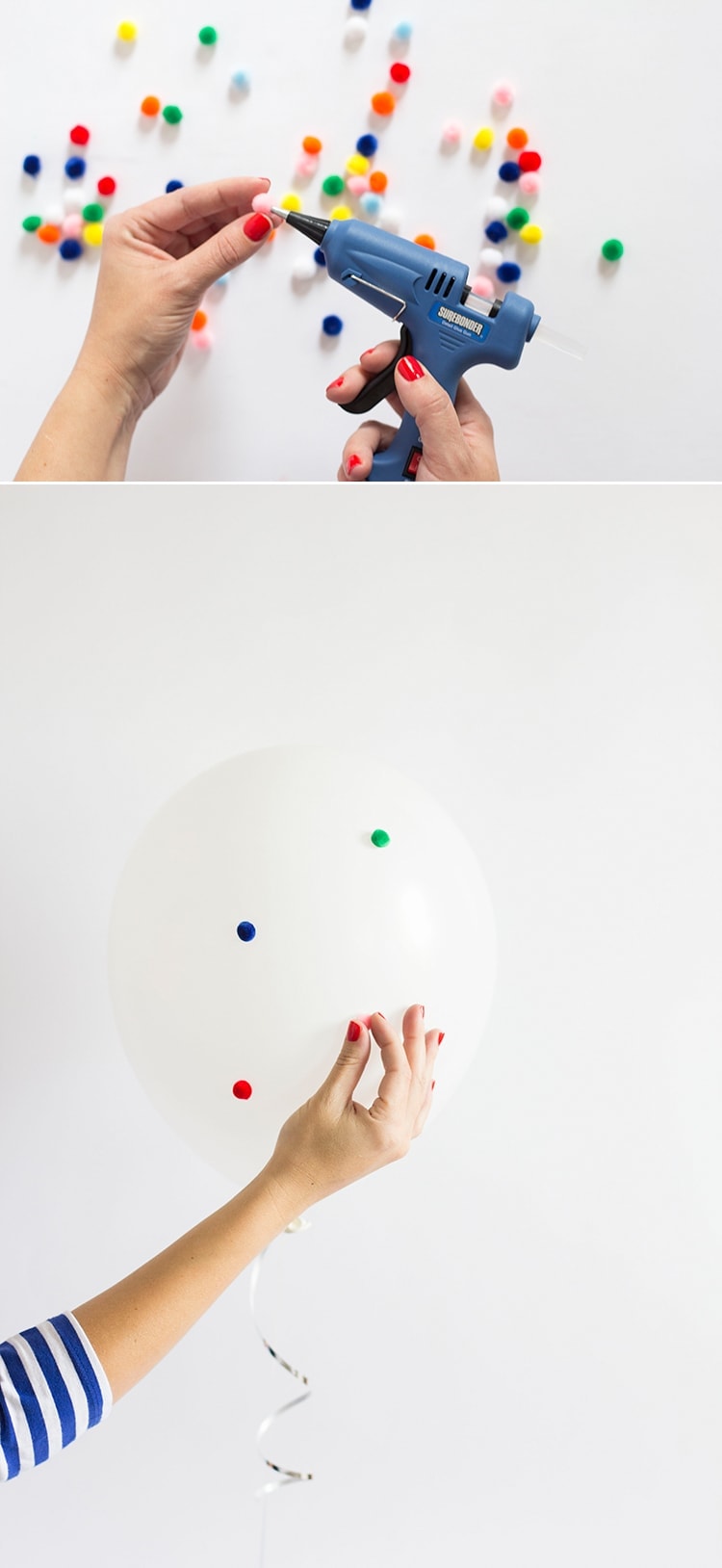 DIY Pom Pom Balloon Supplies