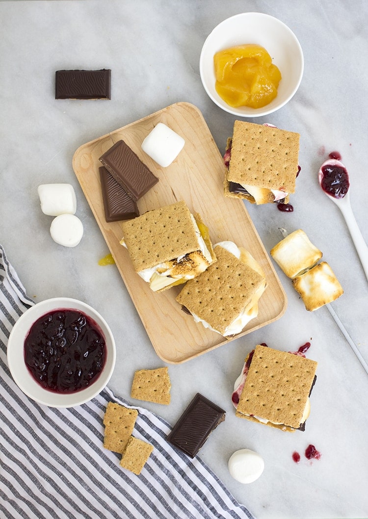 Fancy Smores Three Ways