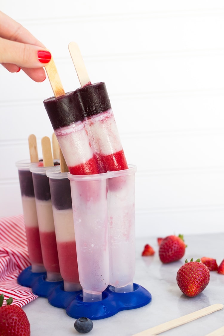 Firecracker Ice Pops 