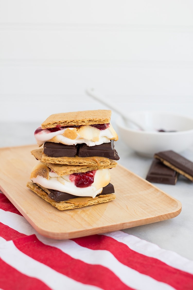 Peanut Butter and Jelly Smores