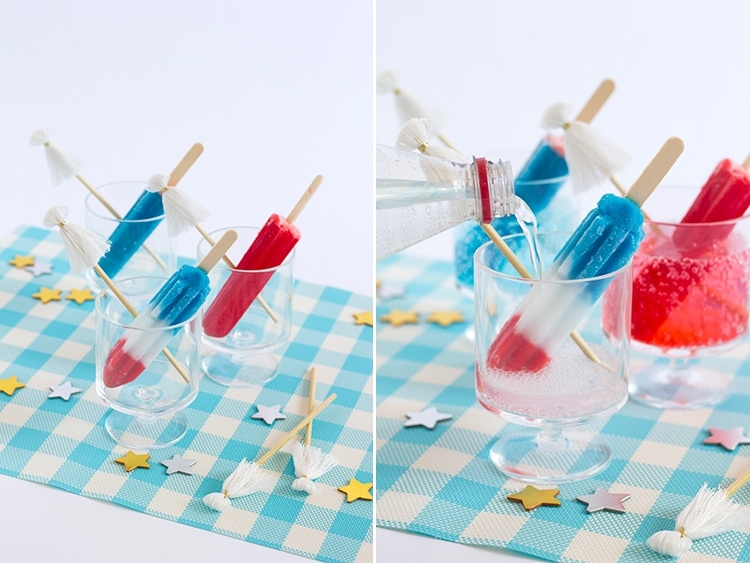 Fourth of July Popsicle Cocktail