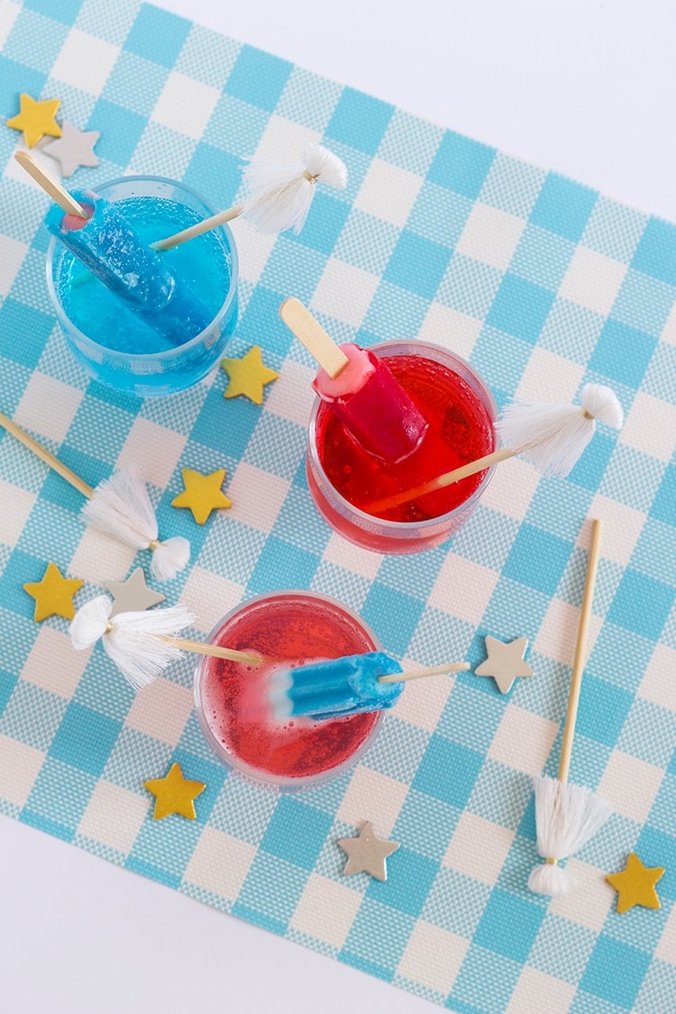 Fourth of July Popsicle Cocktail