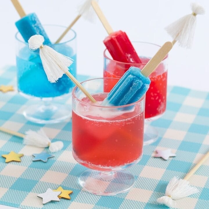 Fourth of July Popsicle Cocktail