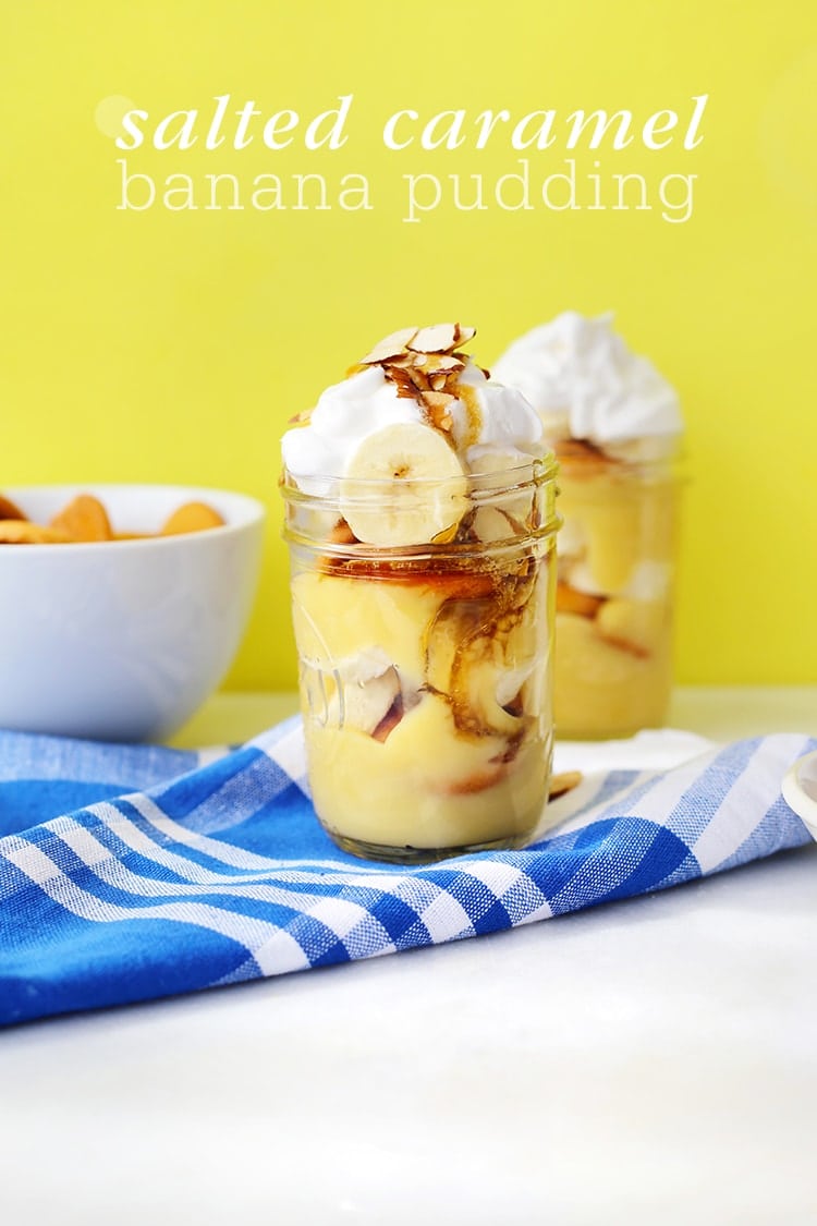 Salted Caramel Banana Pudding