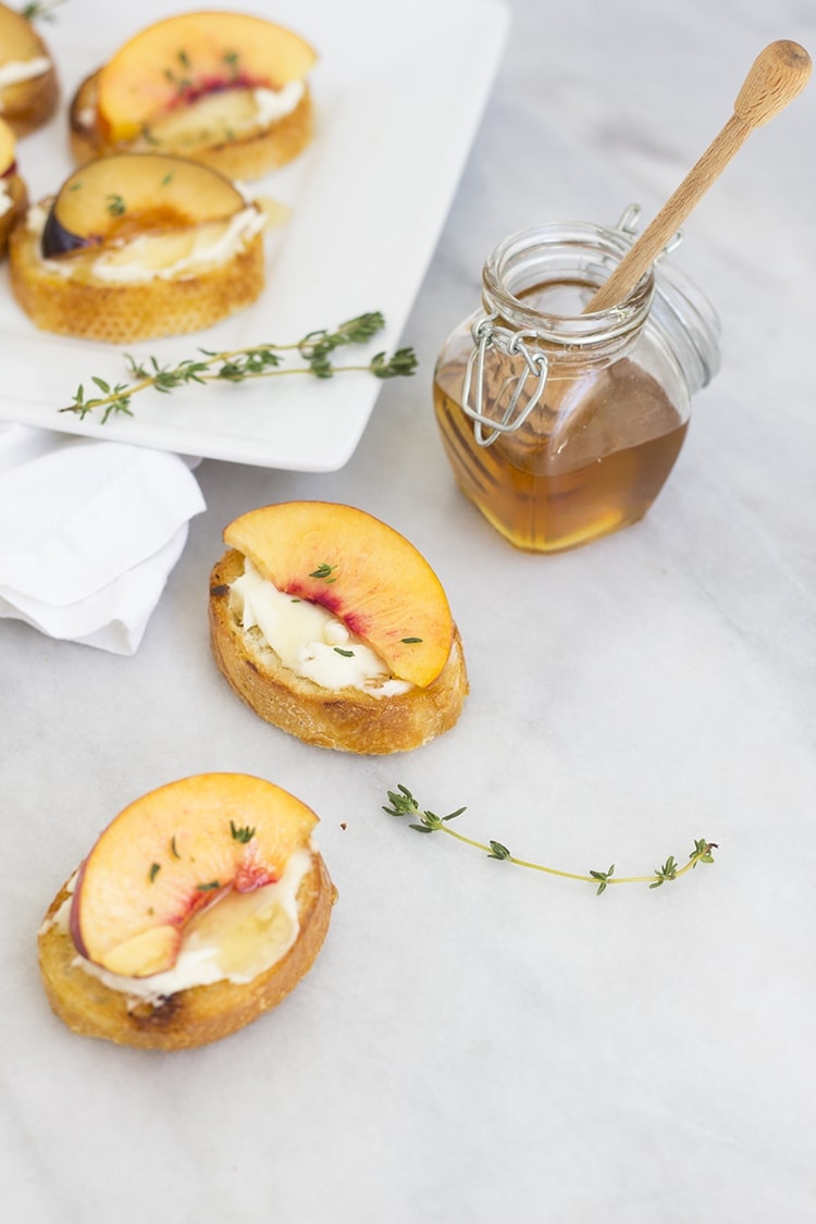 Summer Stone Fruit Crostini 5