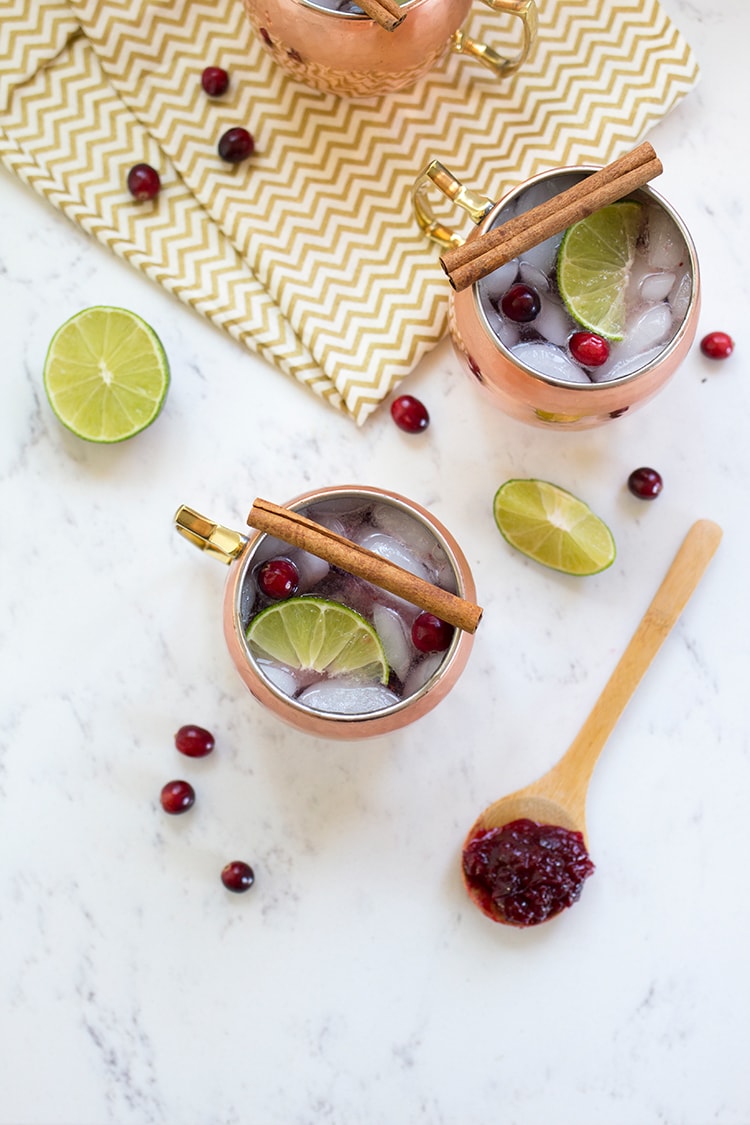 Cranberry Mules