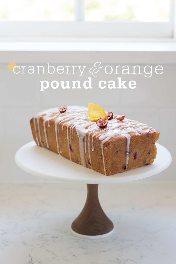 Cranberry Orange Pound Cake