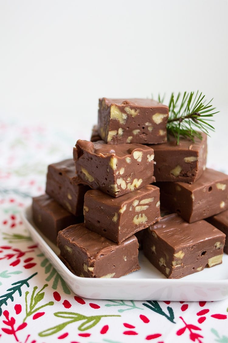 The Easiest Chocolate Pecan Fudge