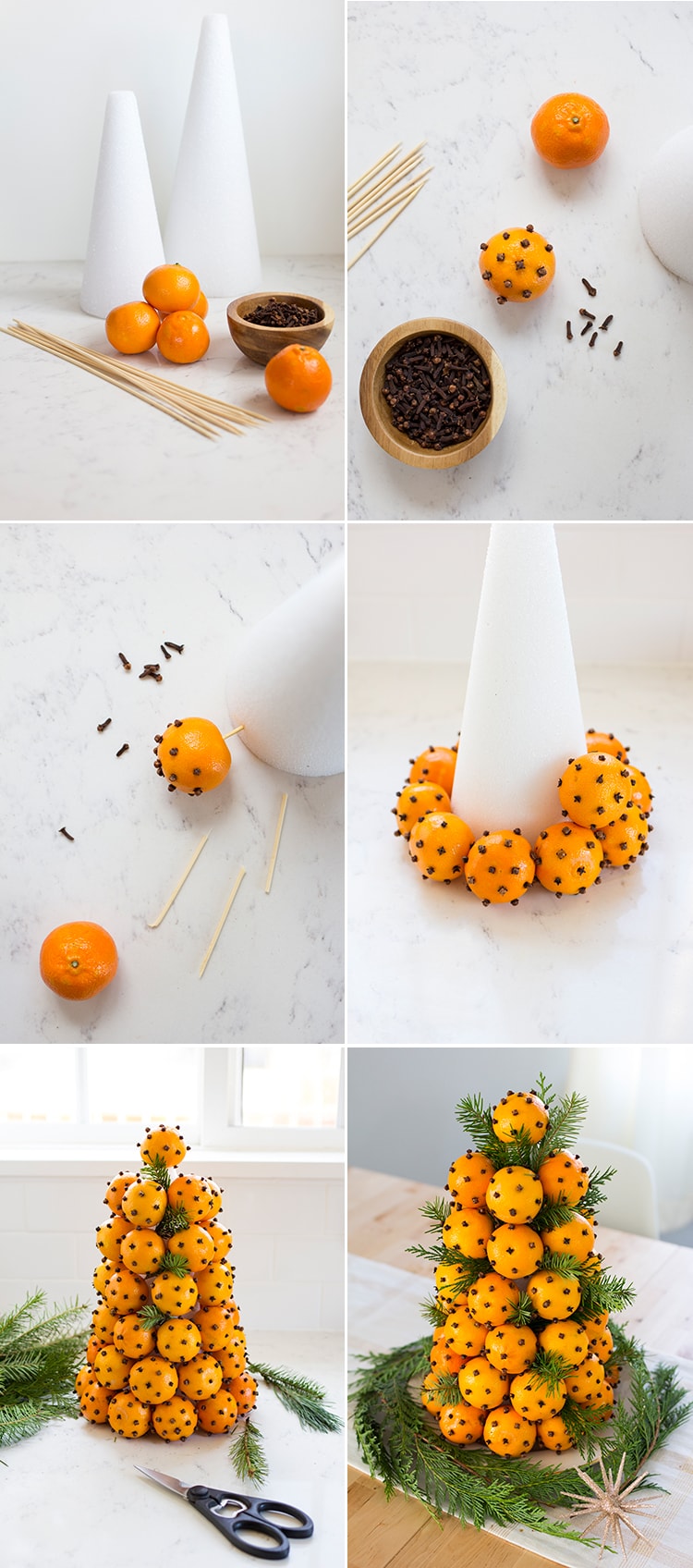 Orange Clove Holiday Topiary