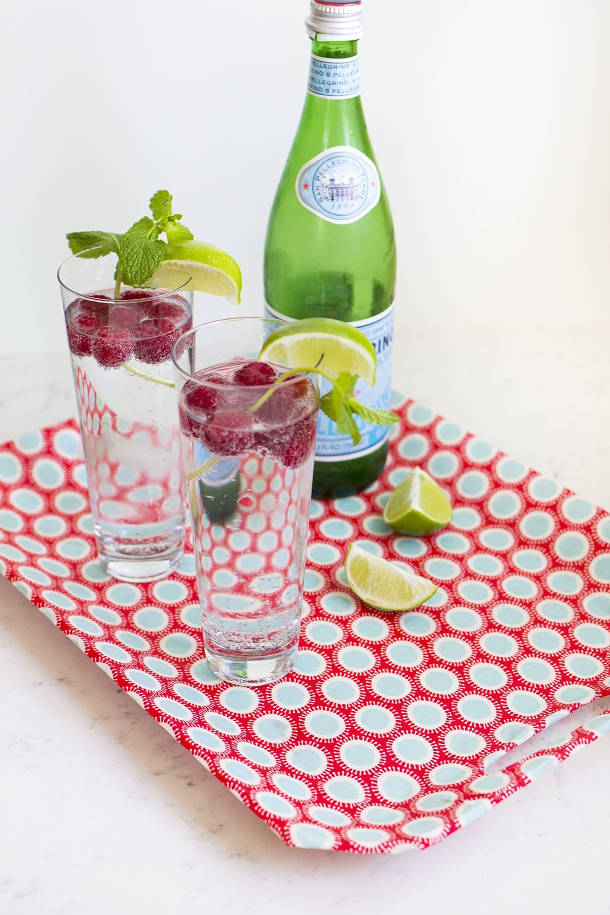 Fabric Covered Drink Trays