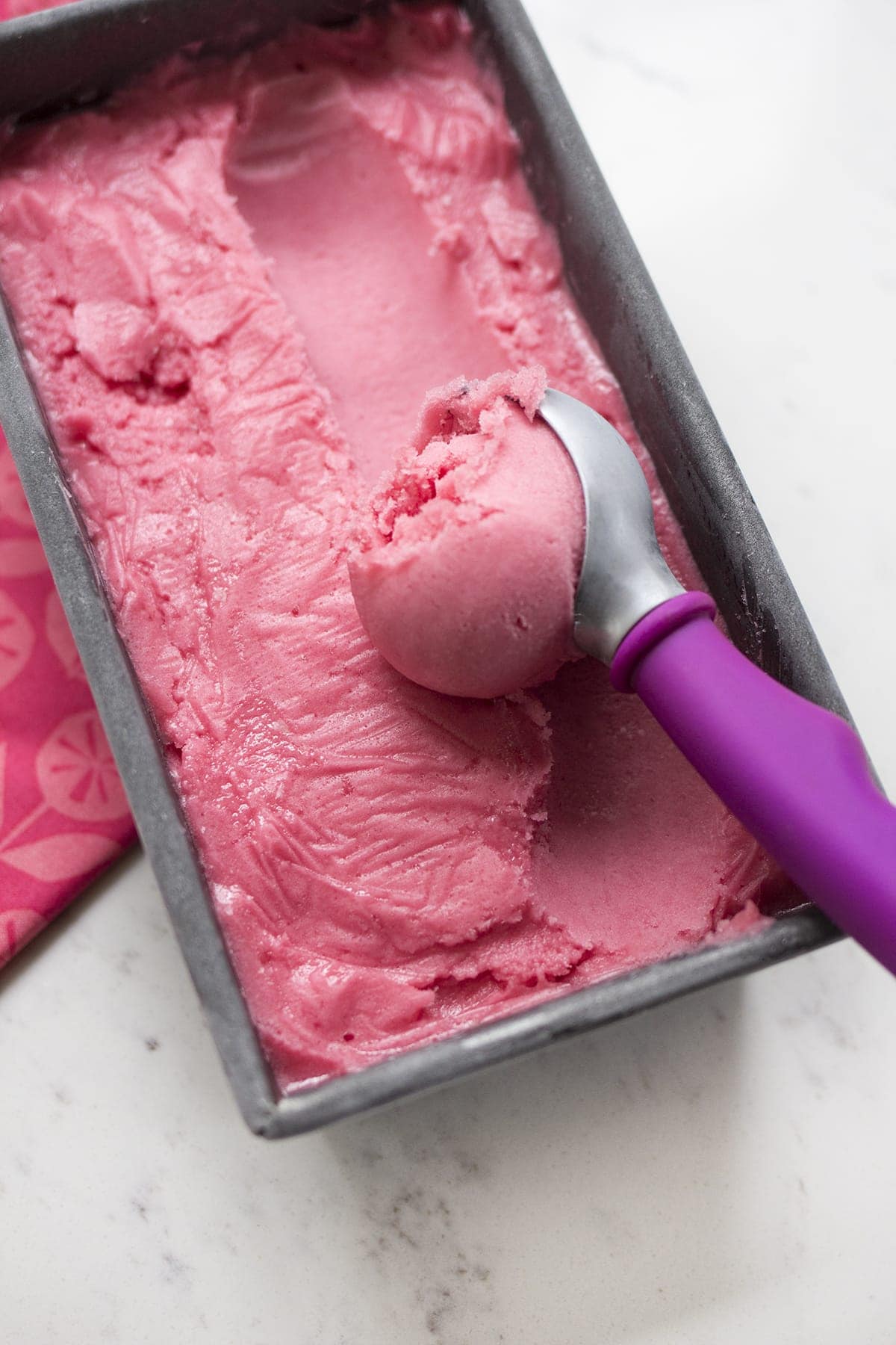 Raspberry Rose Sorbet Recipe