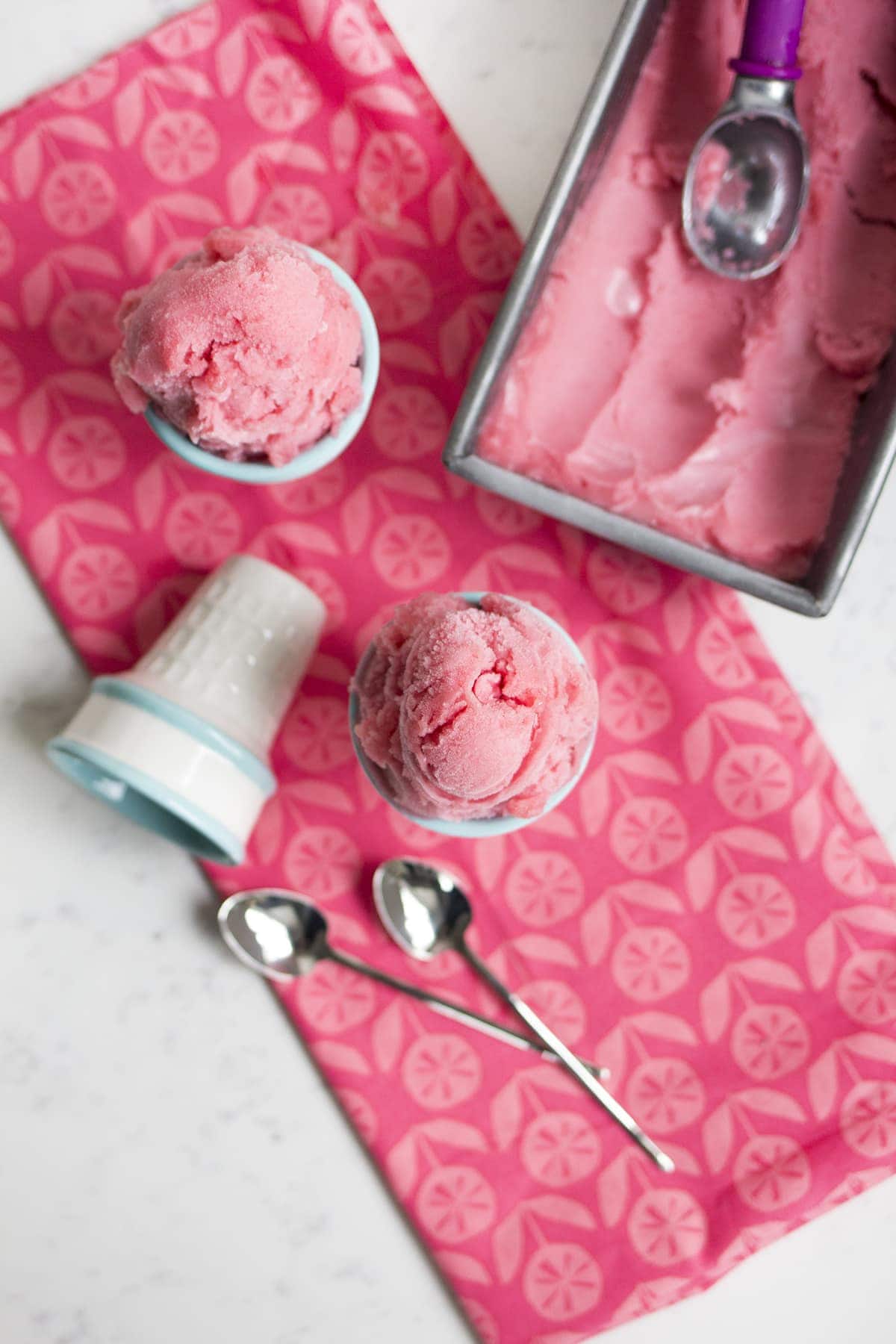 Raspberry Rose Sorbet Recipe