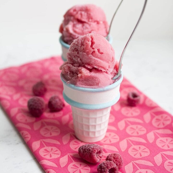 Raspberry Rose Sorbet Recipe