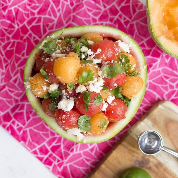 Watermelon Cotija Salad