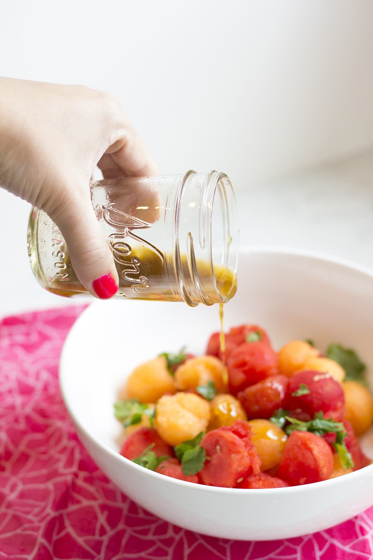 Watermelon Cantaloupe Salad