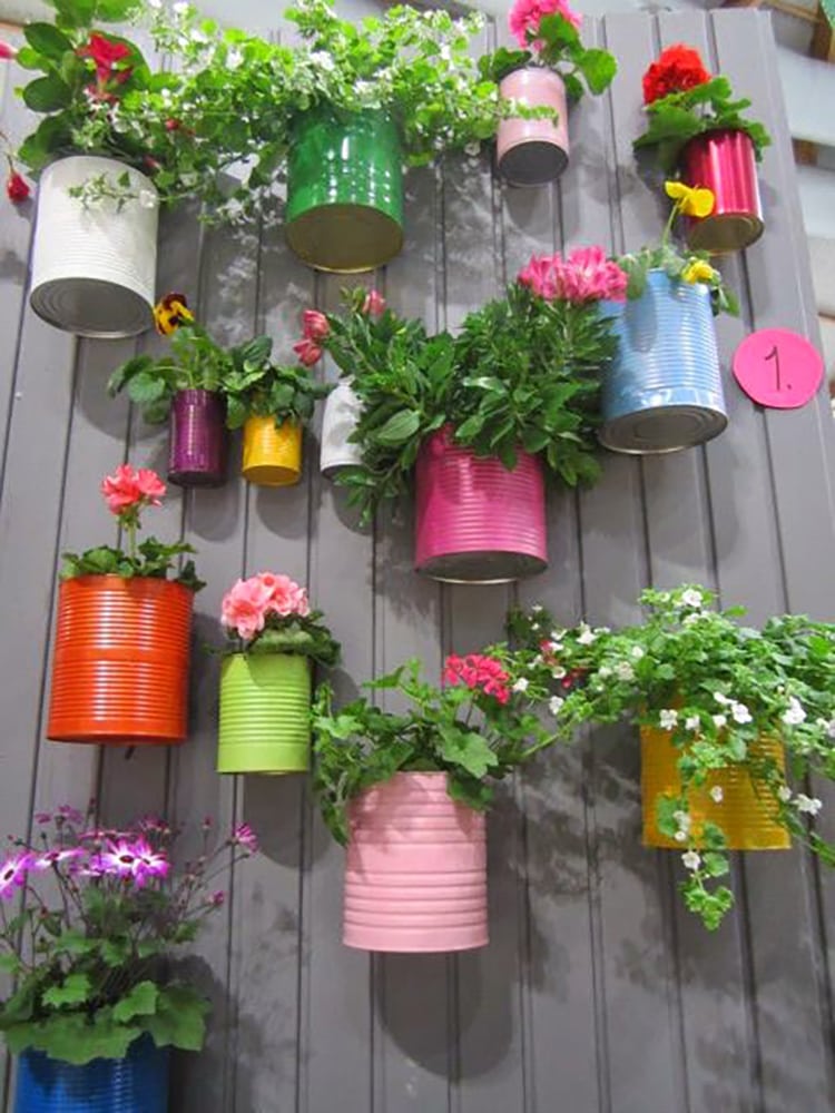 Backyard Kidspaces Colorful Flower Cans