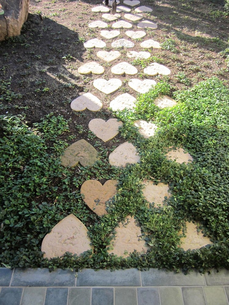 Backyard Kidspaces Heart Walkway