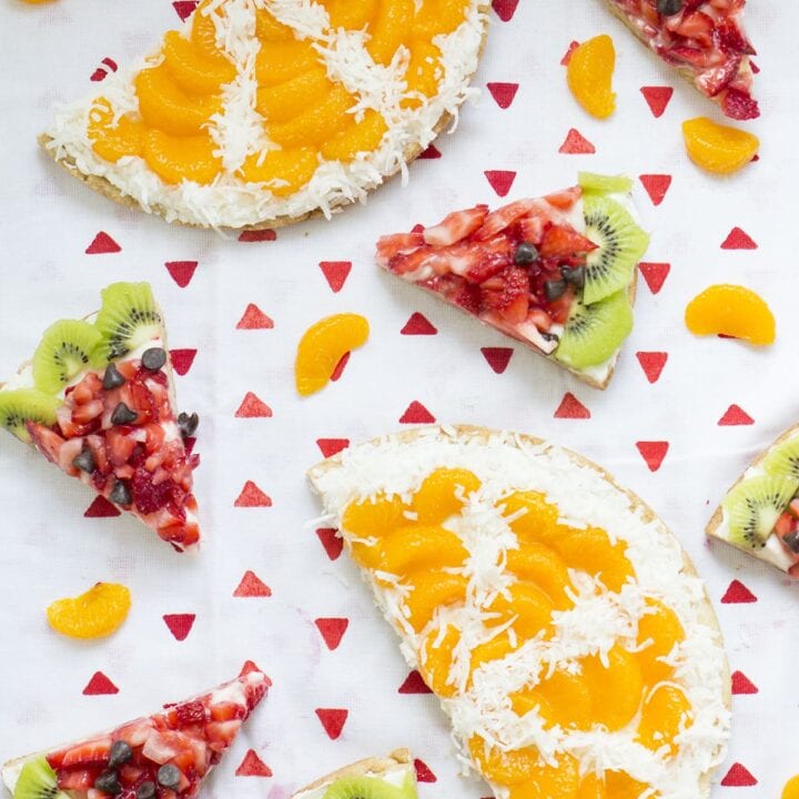 Sugar Cookie Fruit Pizzas