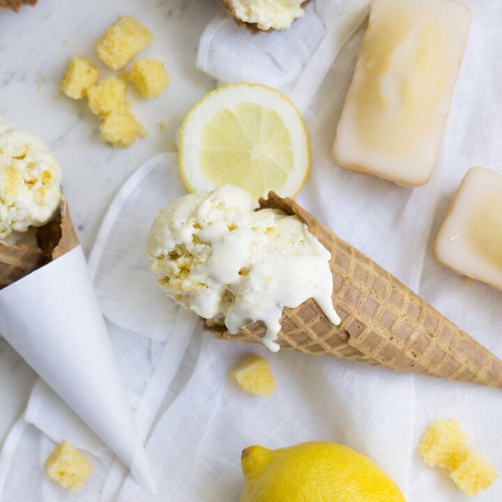 Lemon Cake Ice Cream Recipe