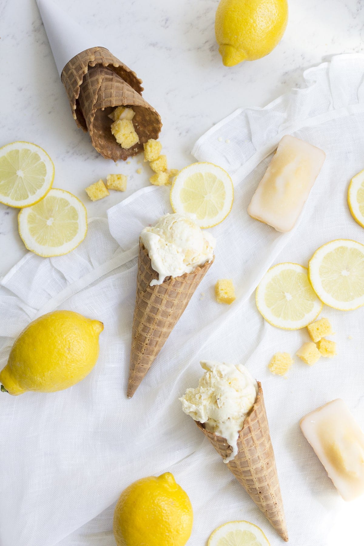 Lemon Cake Ice Cream