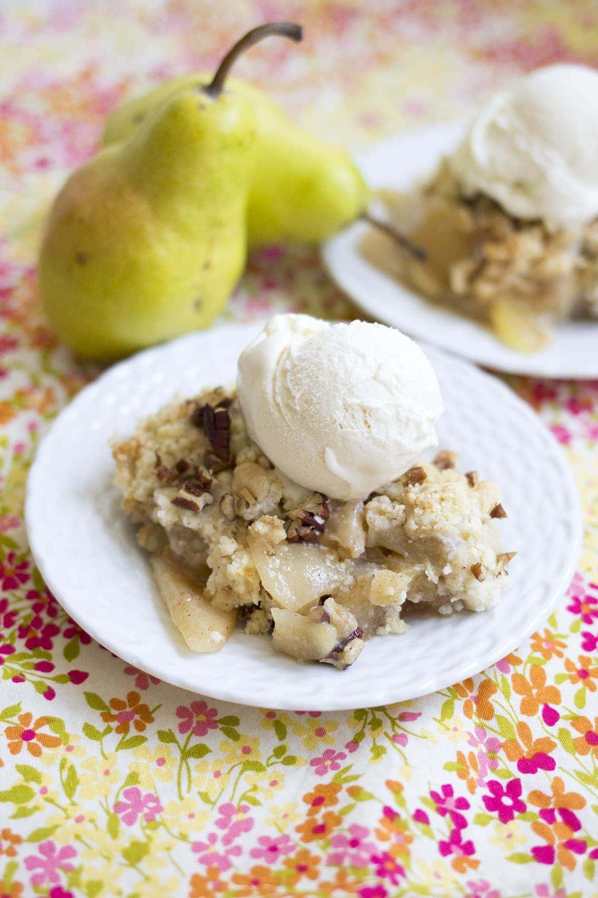 Apple Pear Dump Cake