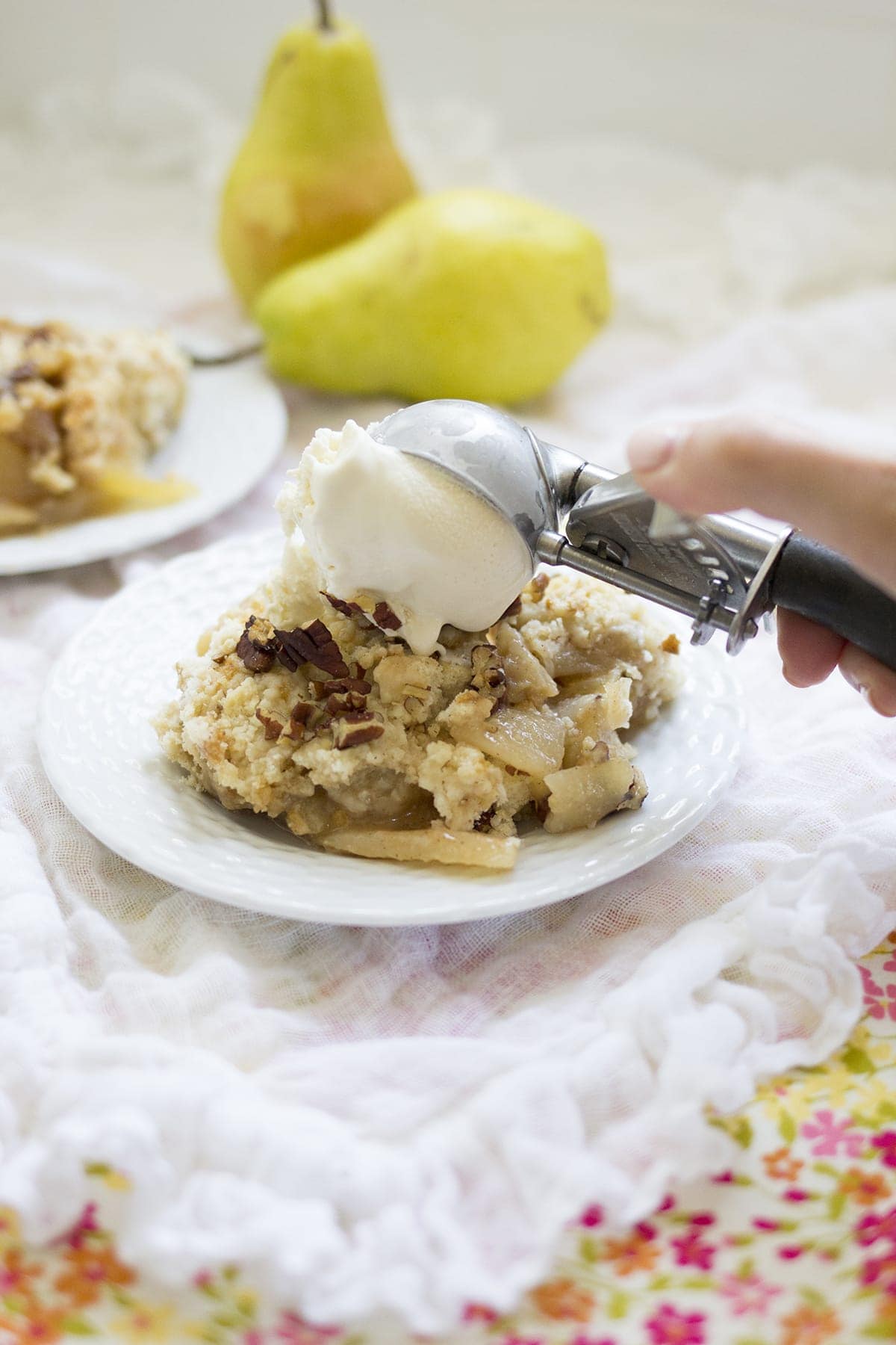 Apple Pear Dump Cake