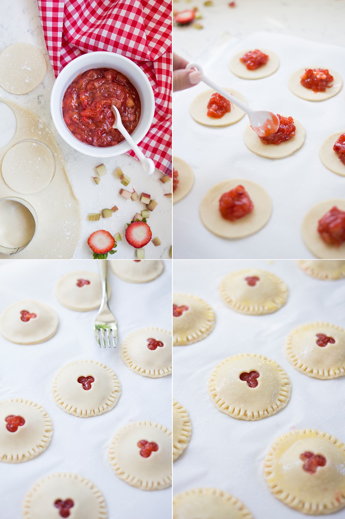 Strawberry Rhubarb Hand Pies