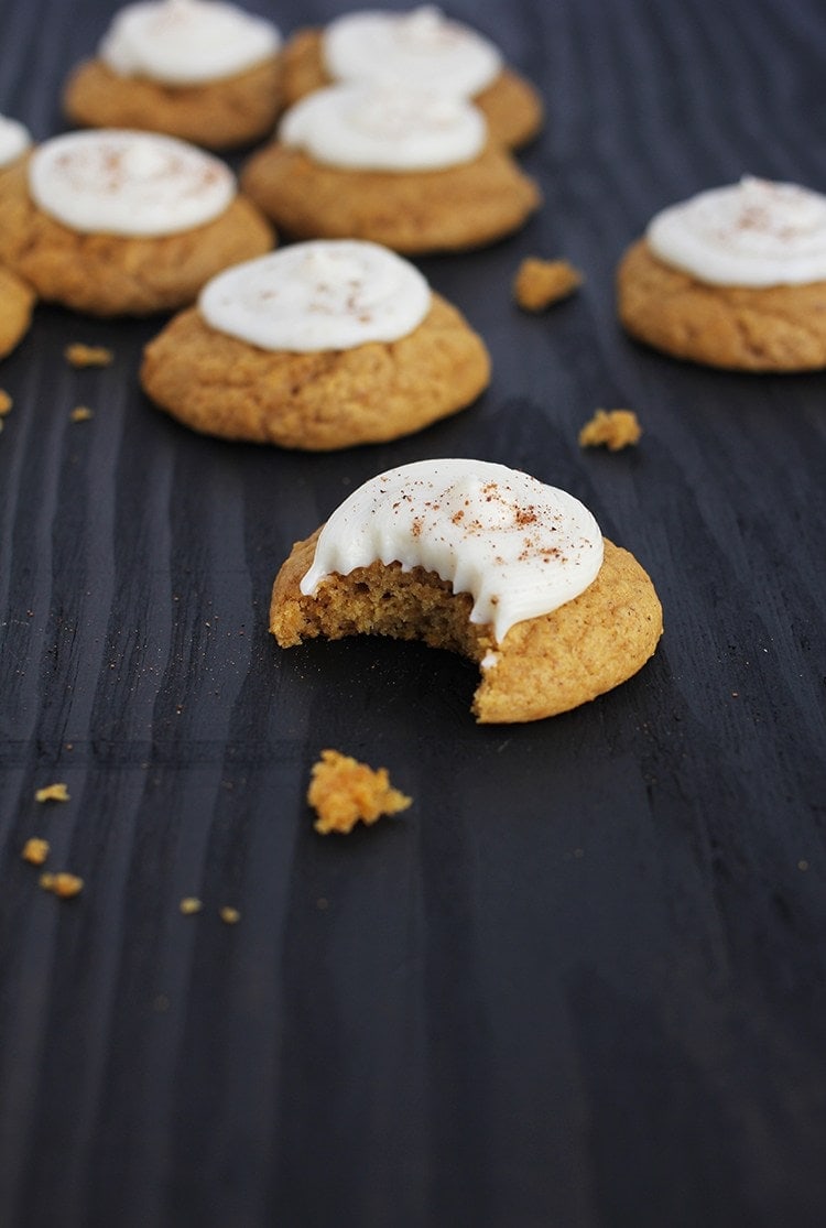 Frosted Pumpkin Cookies