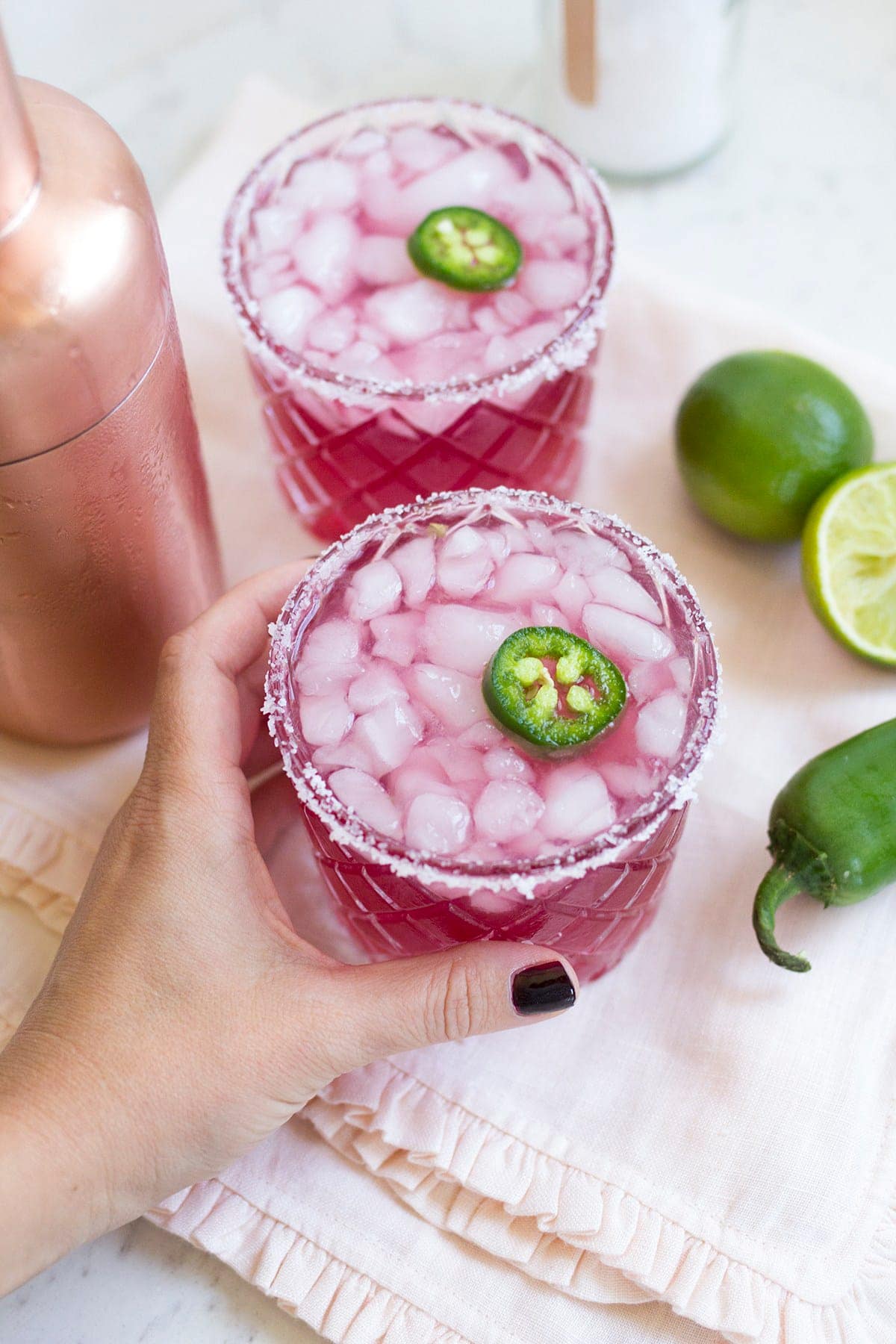 Spicy Pomegranate Margarita