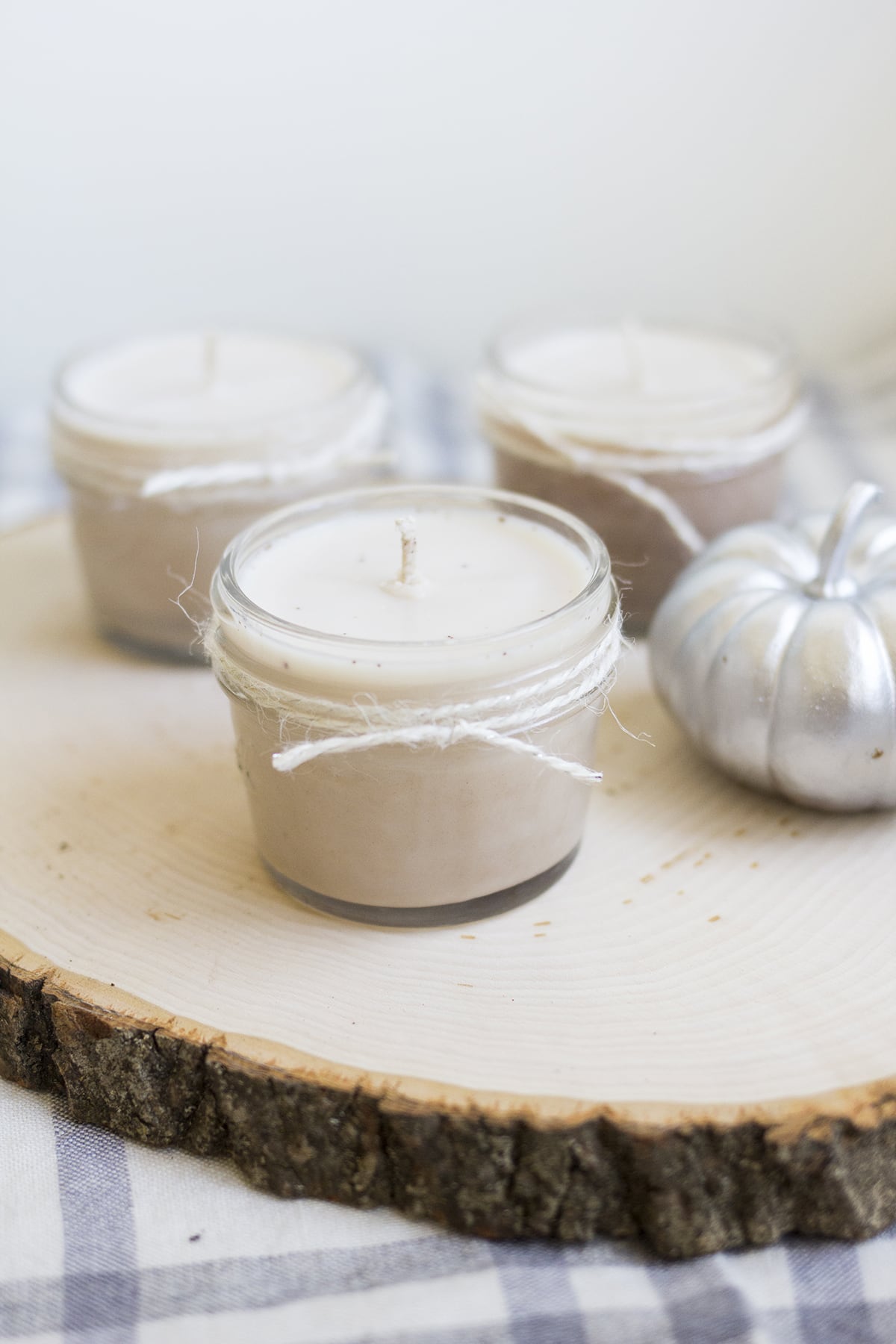 Homemade Pumpkin Spice Candles