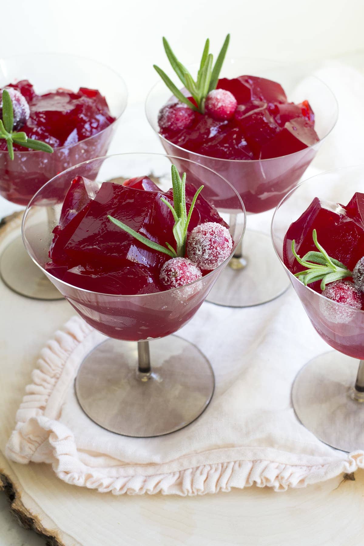 Bourbon Cranberry Jello