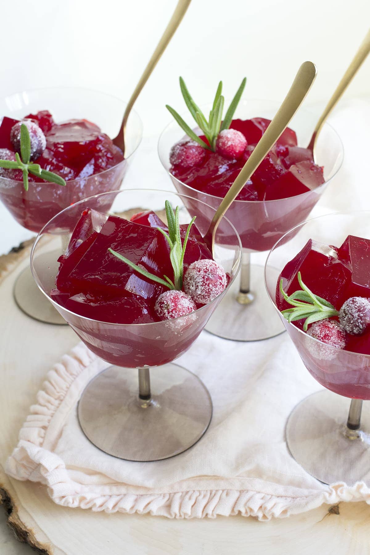 Bourbon Cranberry Jello