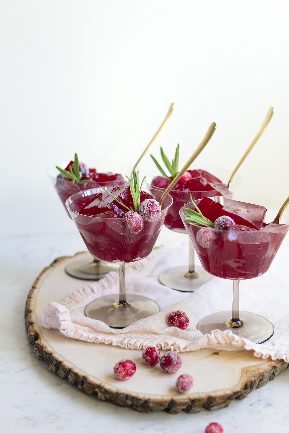 Bourbon Cranberry Jello