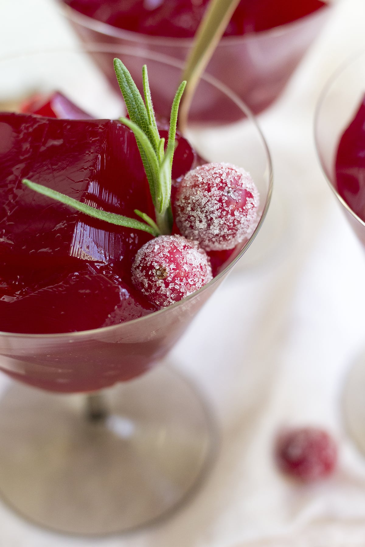 Bourbon Cranberry Jello