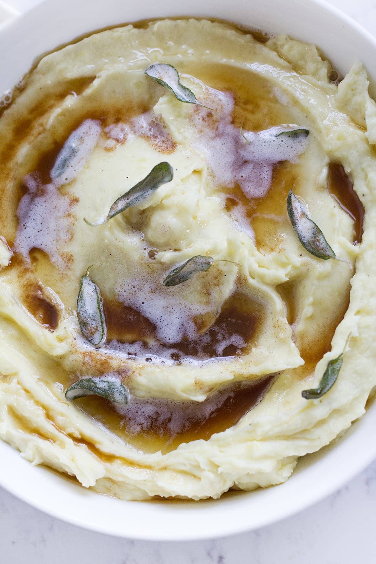 Browned Butter Sage Mashed Potatoes