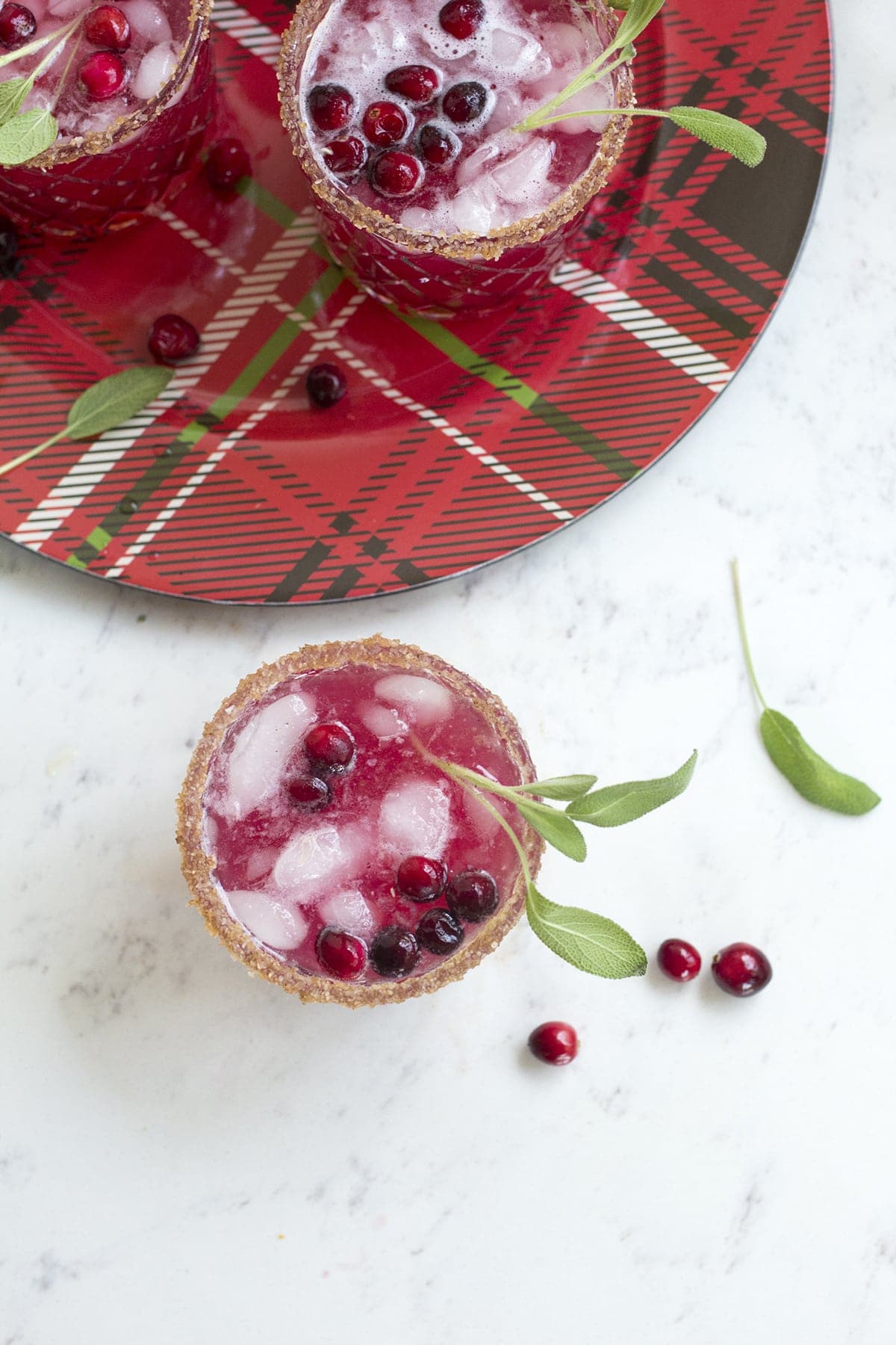 Cranberry Spice Margaritas