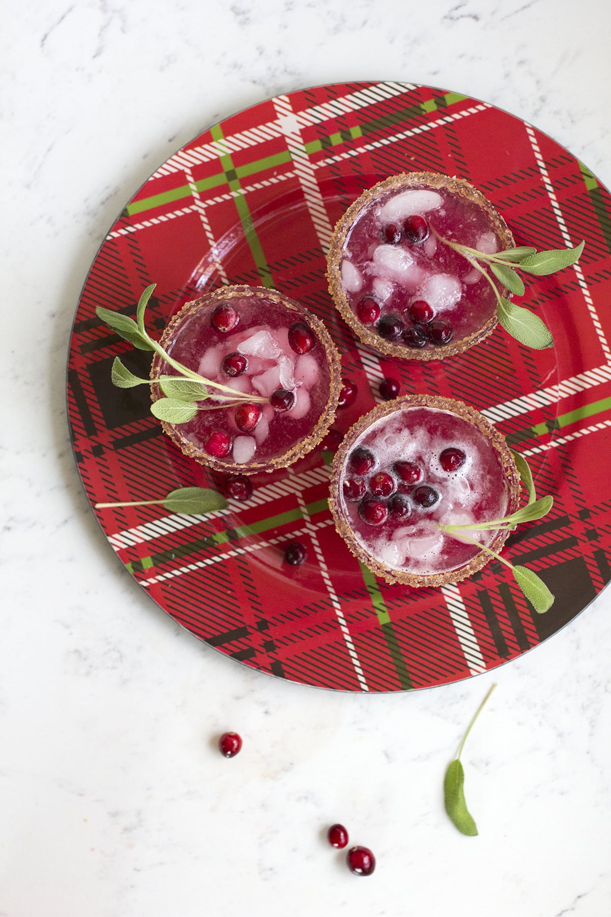 Cranberry Spice Margaritas