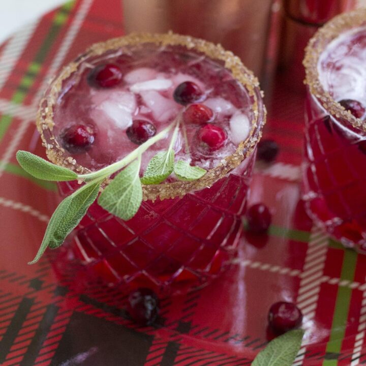 Cranberry Spice Margaritas