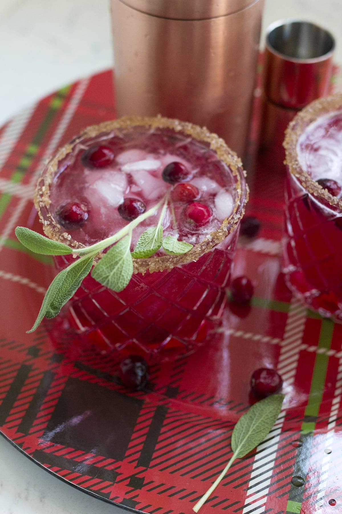 Cranberry Spice Margaritas