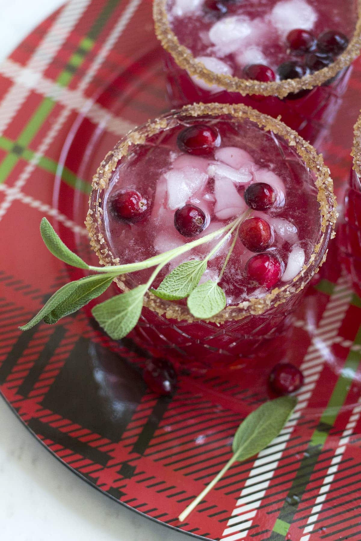 Cranberry Spice Margaritas