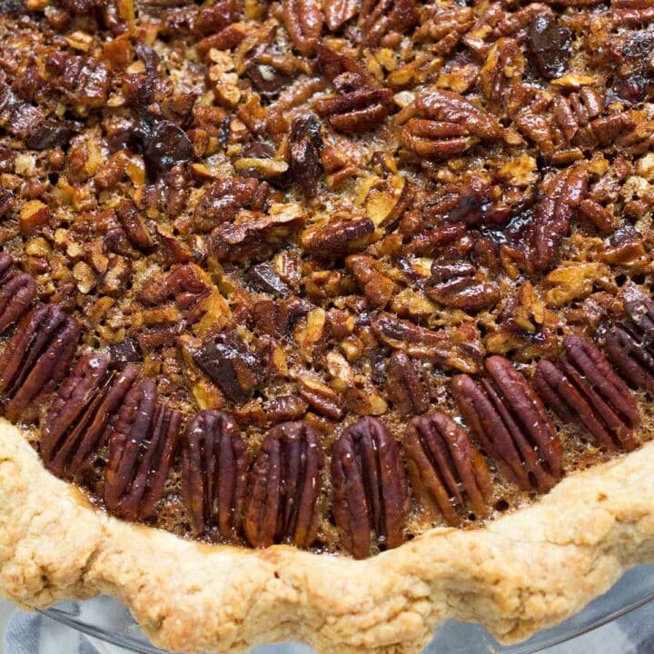 Dark Chocolate Pecan Pie