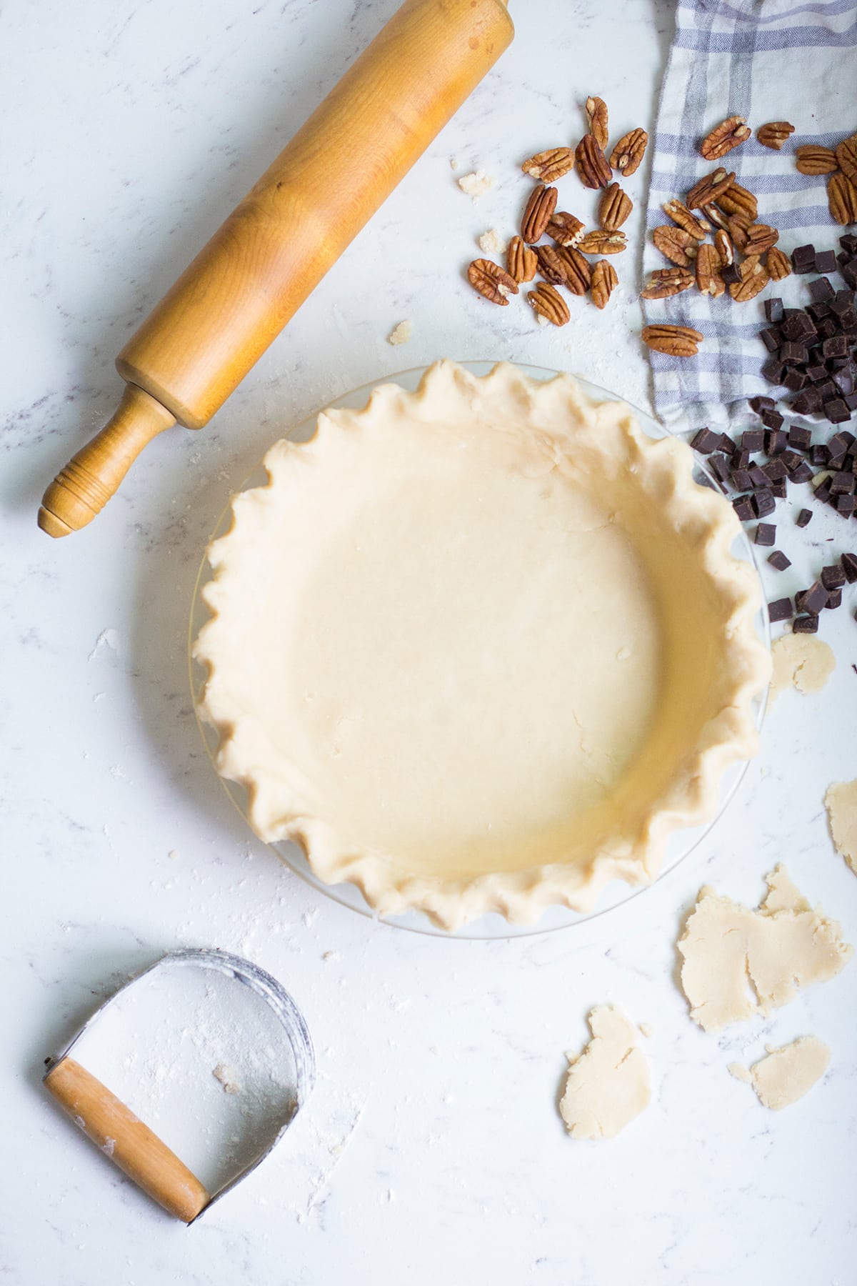 Dark Chocolate Pecan Pie