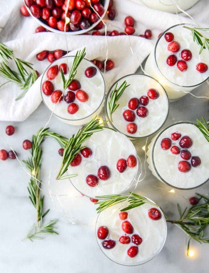 white christmas margarita punch