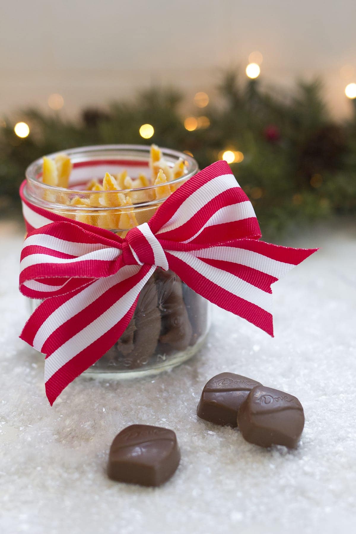 Chocolate Dipped Candied Orange Peels