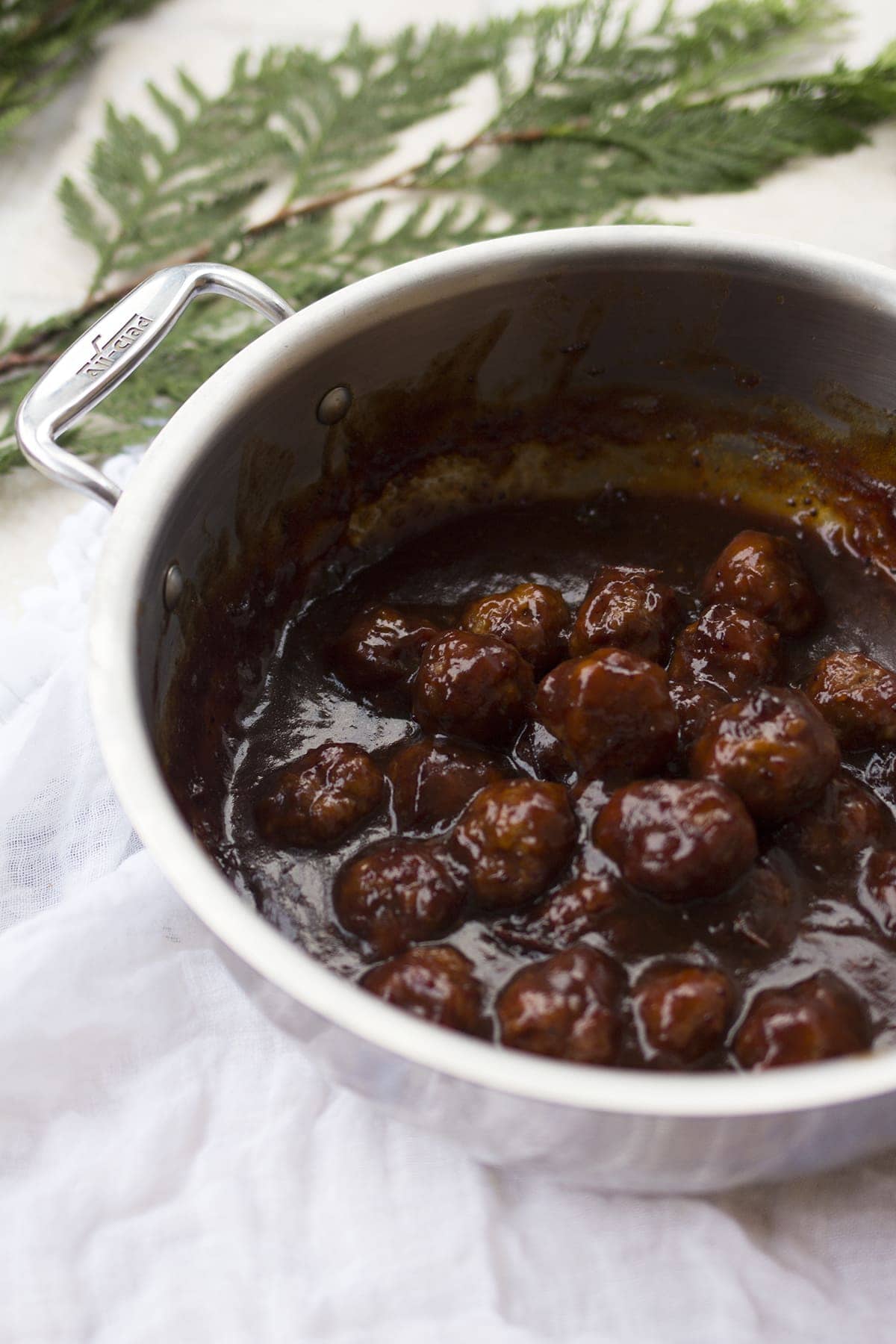 Cranberry Barbecue Cocktail Meatballs