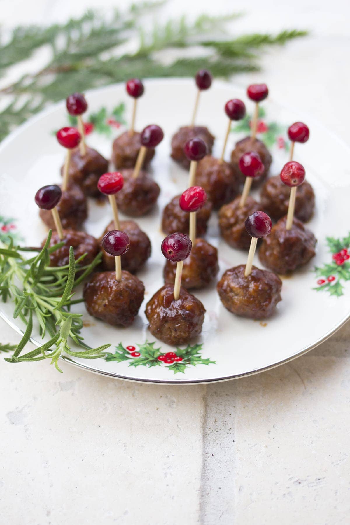Cranberry Barbecue Cocktail Meatballs