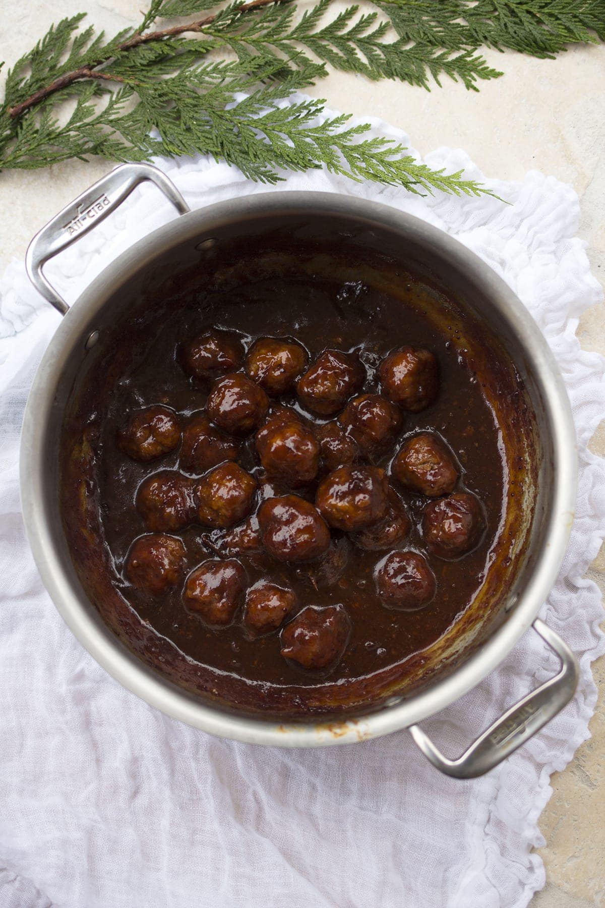 Cranberry Barbecue Cocktail Meatballs