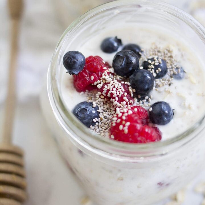 Chia Berry Overnight Oats